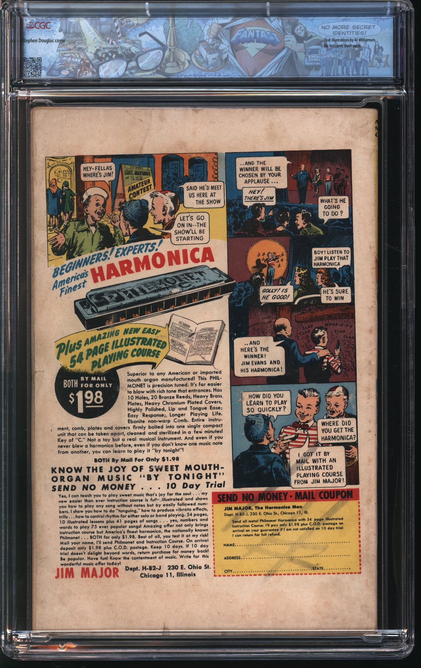 Eastern Color Famous Funnies 169 8/48 FANTAST CGC 4.5 Off White pages