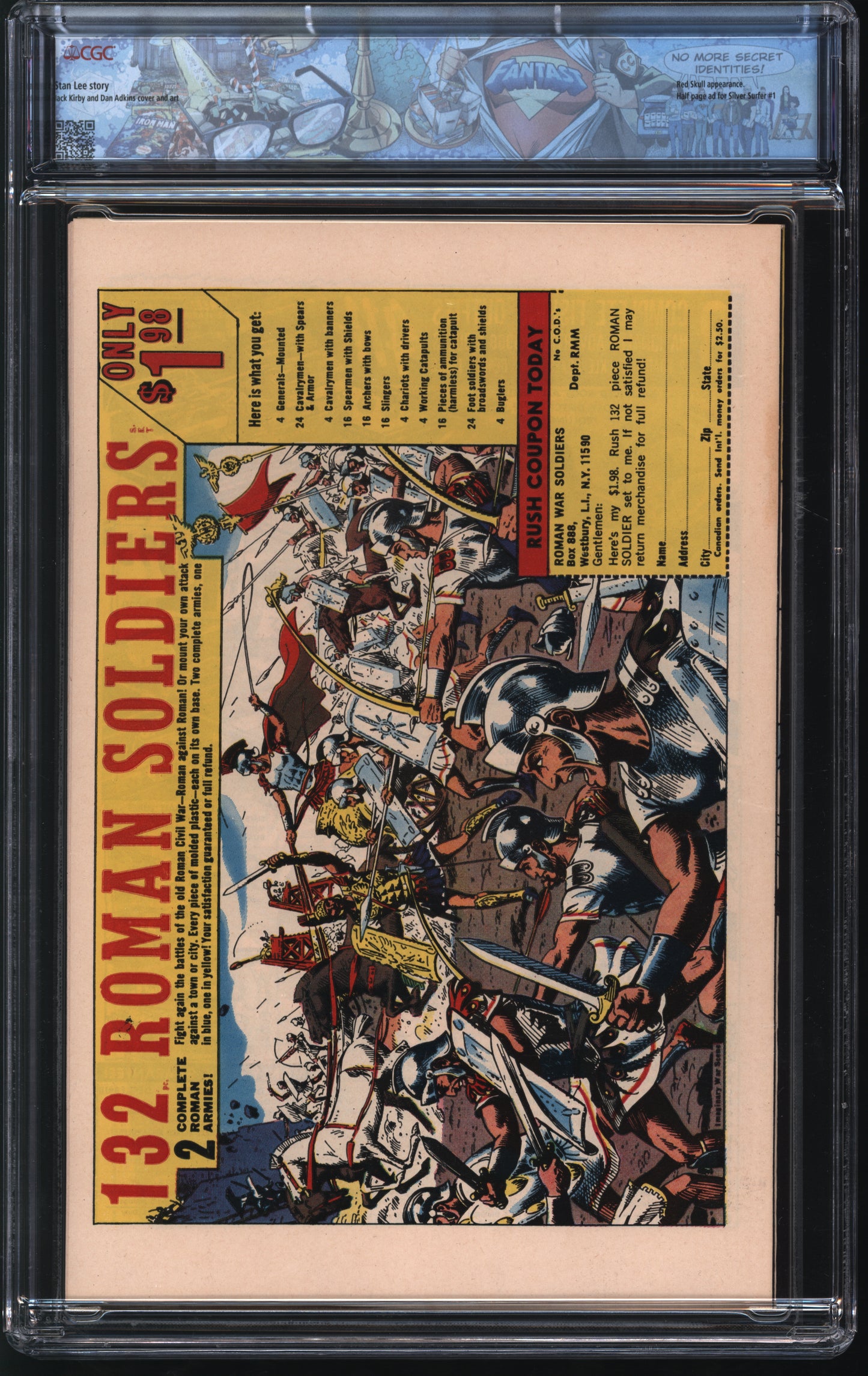 Marvel Comics Captain America 104 8/68 FANTAST CGC 9.4 White pages