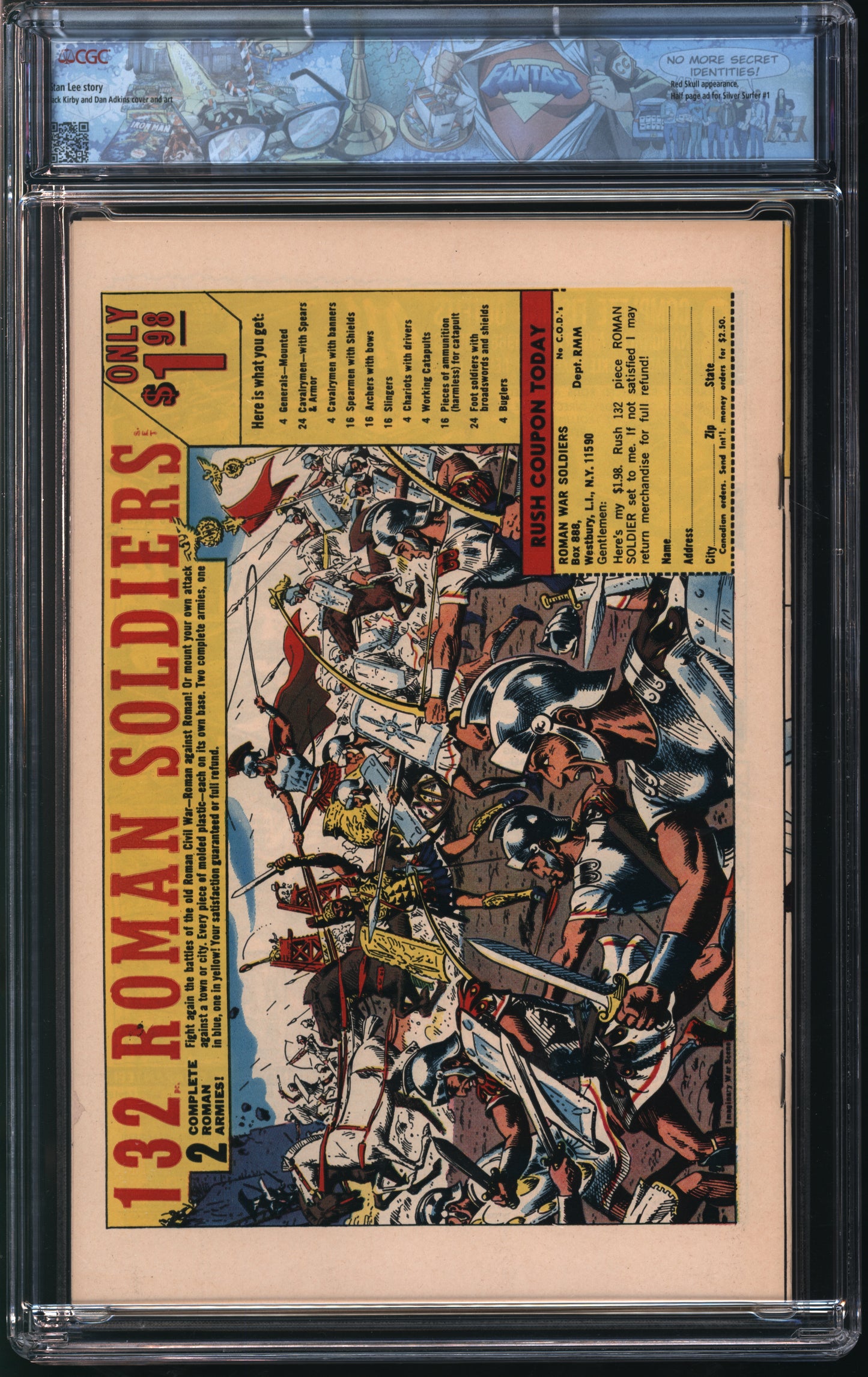 Marvel Comics Captain America 104 8/68 FANTAST CGC 9.0 White pages