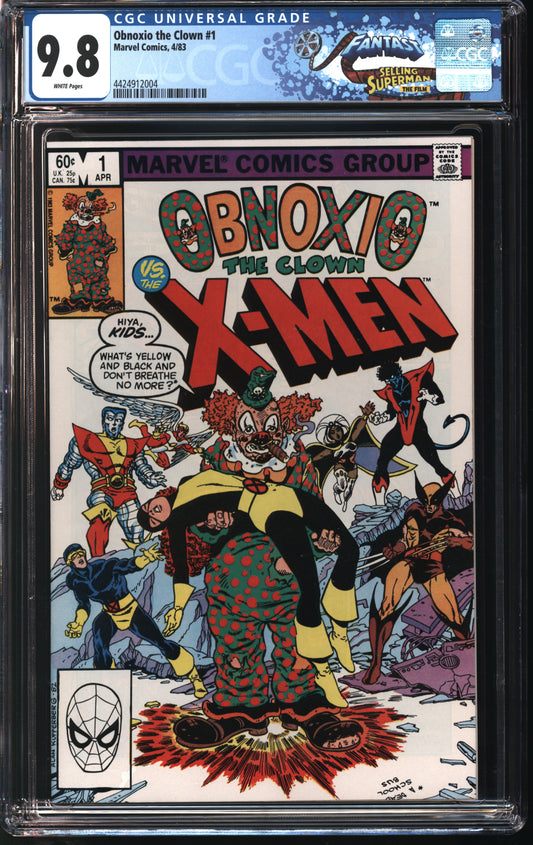 Marvel Comics Obnoxio the Clown 1 4/83 FANTAST CGC 9.8 White Pages