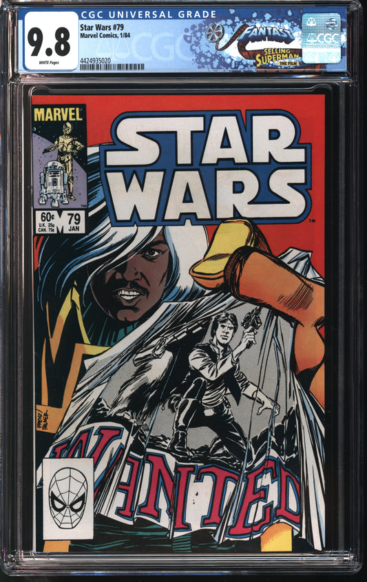 Marvel Comics Star Wars 79 1/84 FANTAST CGC 9.8 White Pages