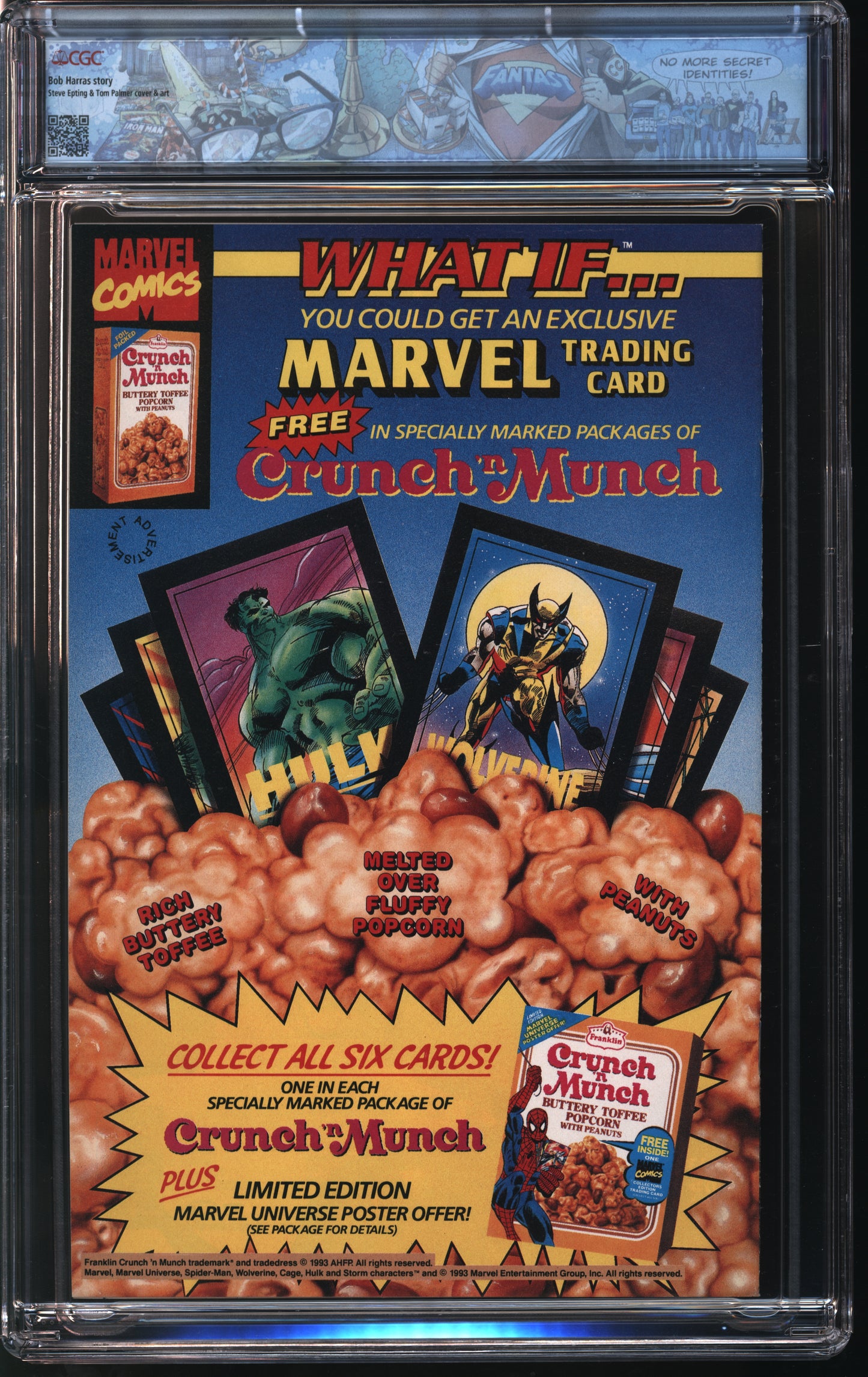 Marvel Comics Avengers 361 4/93 FANTAST CGC 9.8 White Pages