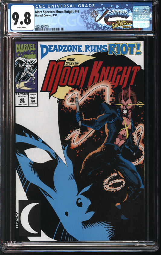 Marvel Comics Marc Spector: Moon Knight 49  4/93 FANTAST CGC 9.8 White Pages