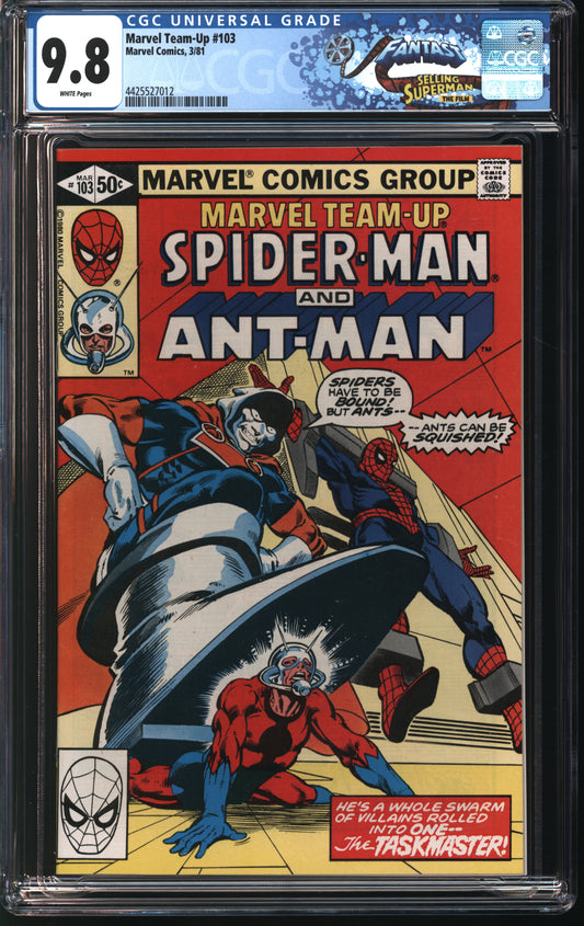 Marvel Comics Marvel Team-Up 103 3/81 FANTAST CGC 9.8 White Pages