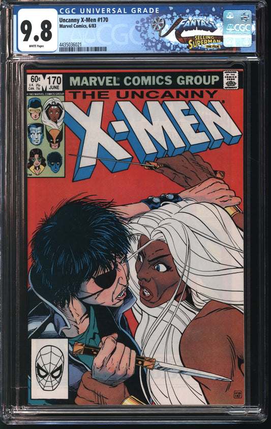 Marvel Comics Uncanny X-Men 170 6/83 FANTAST CGC 9.8 White Pages (Copy)