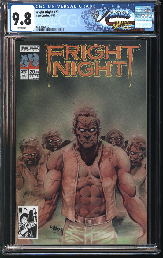 Now Comics Fright Night #20 6/90 FANTAST CGC 9.8 White Pages