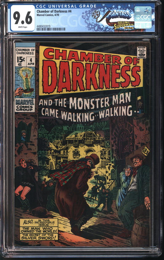 Marvel Comics Chamber of Darkness #4 4/70 FANTAST CGC 9.6 White Pages