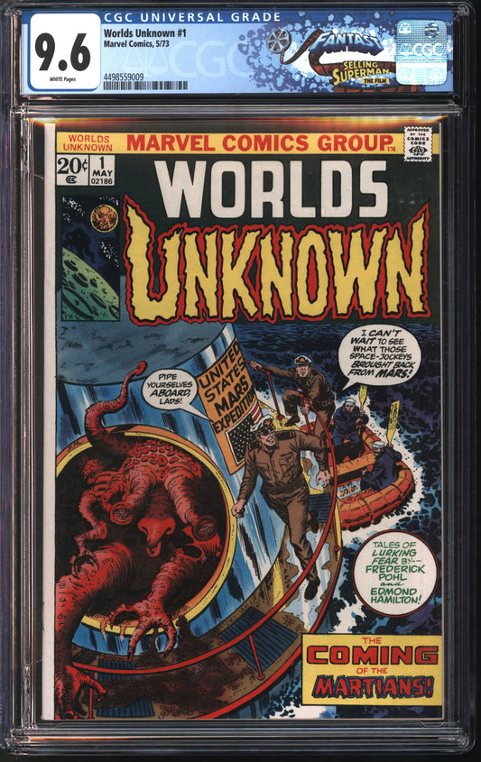 Marvel Comics Crypt of Shadows #1 1/73 FANTAST CGC 9.6 White Pages