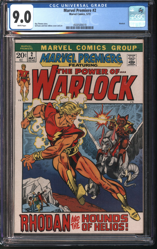 Marvel Comics Marvel Premiere #2 5/72 CGC 9.0 White pages