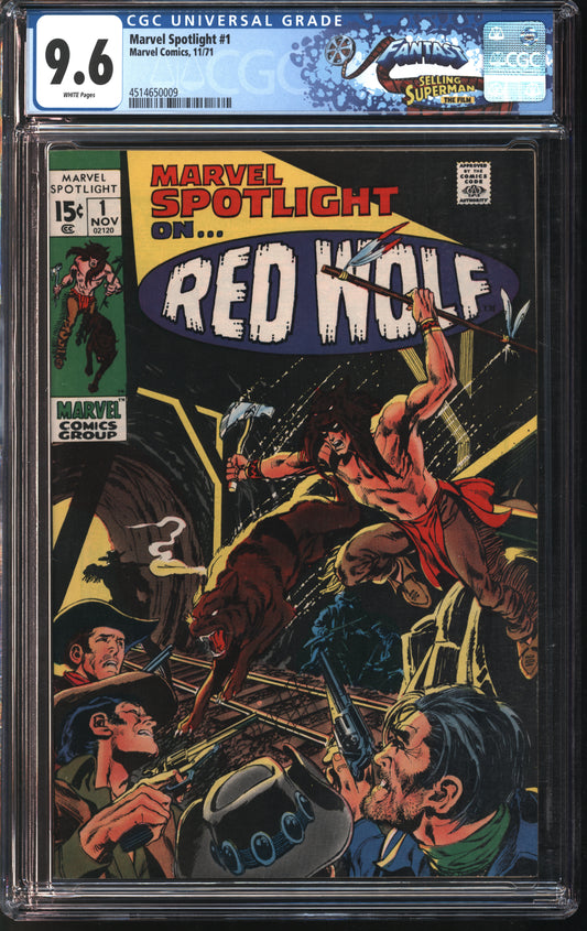 Marvel Spotlight #1 11/71 FANTAST CGC 9.6 White Pages