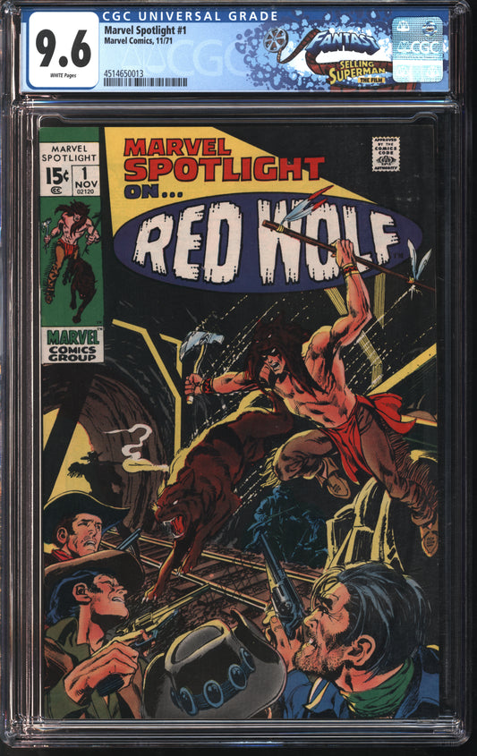 Marvel Spotlight #1 11/71 FANTAST CGC 9.6 White Pages