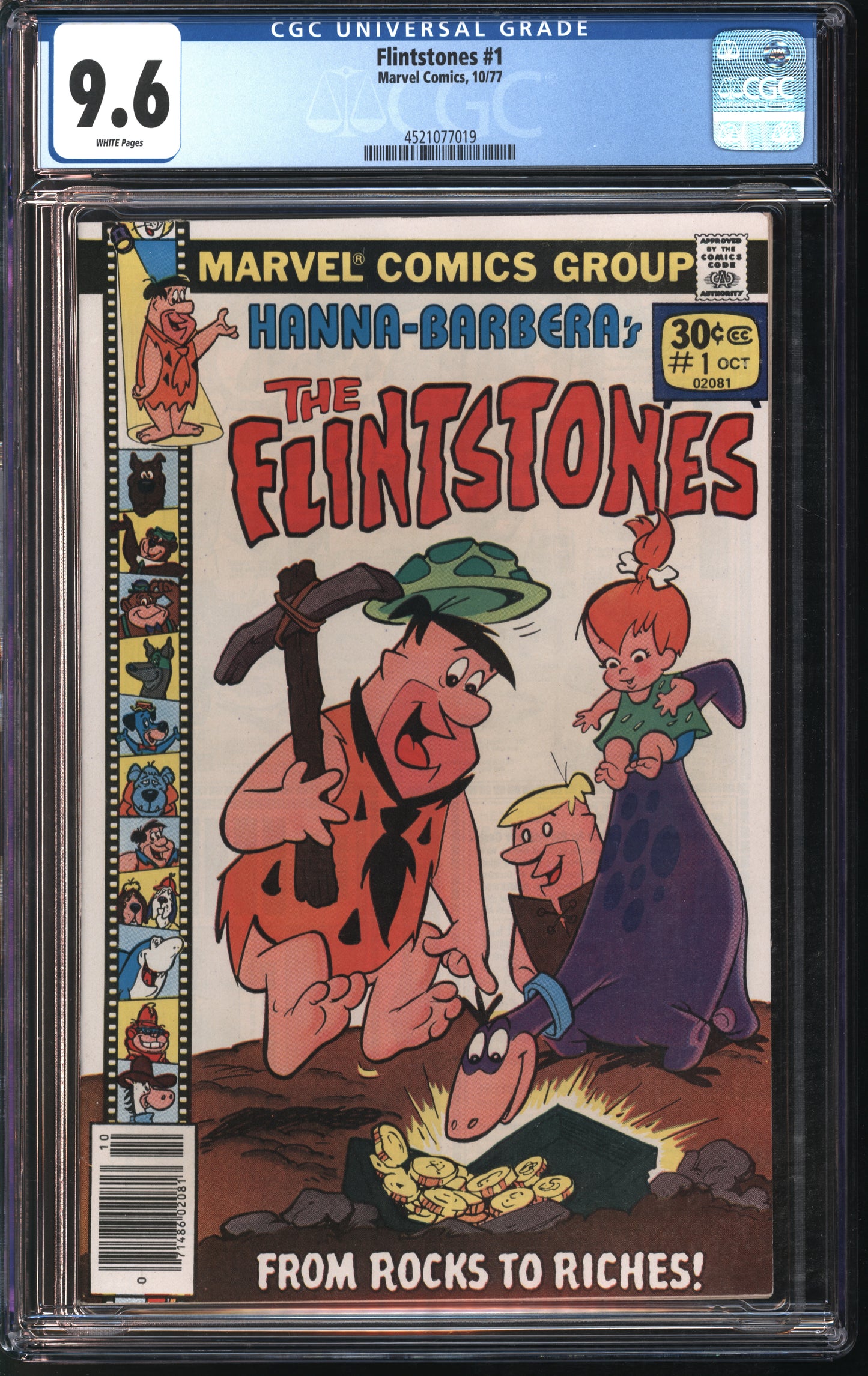 Marvel Flintstones #1 10/77 CGC 9.6 White Pages
