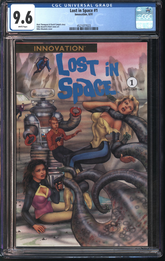 Innovation Lost in Space #1 8/91 CGC 9.6 White Pages