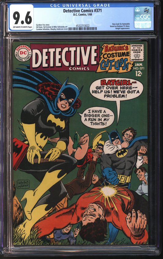 D.C. Comics Detective Comics #371 CGC 9.6 Off-White to White Pages