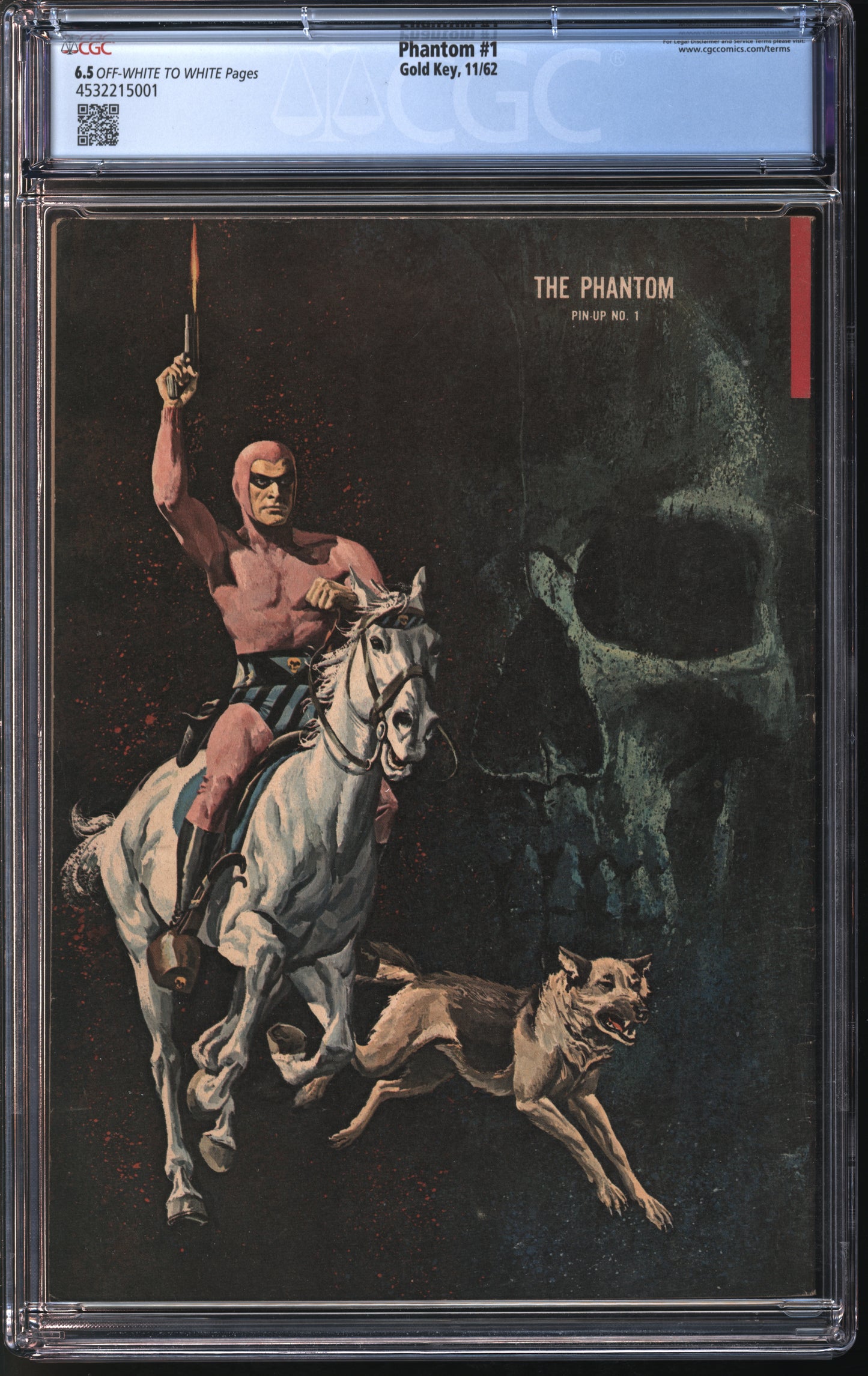 Gold Key Phantom #1 11/62 CGC 6.5 Off-White to White Pages