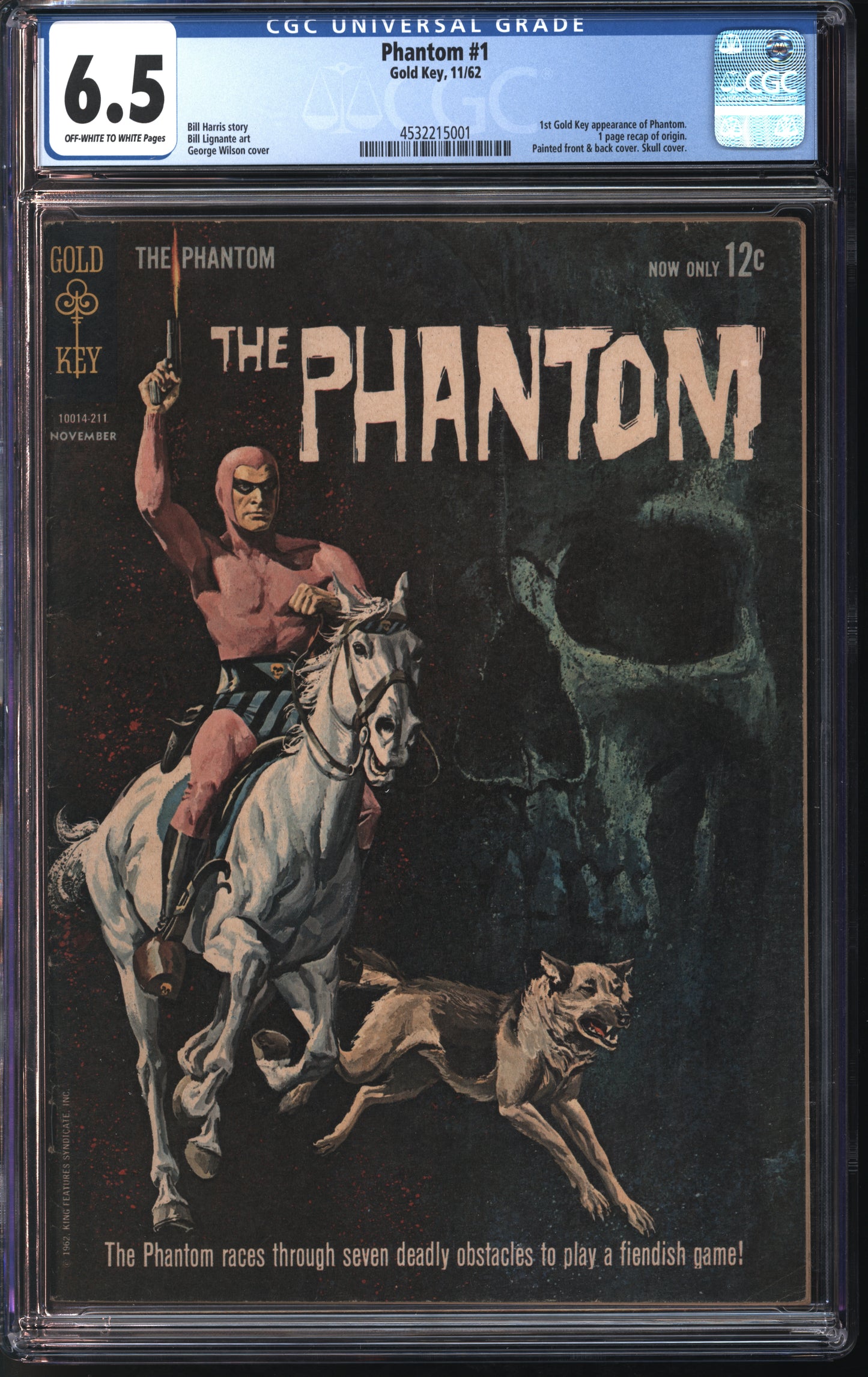 Gold Key Phantom #1 11/62 CGC 6.5 Off-White to White Pages