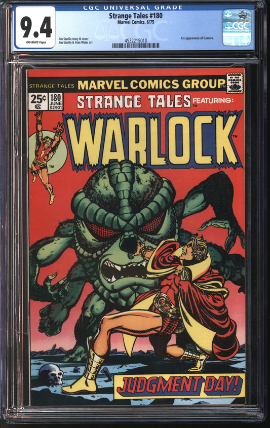 Marvel Comics Strange Tales #180 6/75 CGC 9.4 Off-White to White Pages