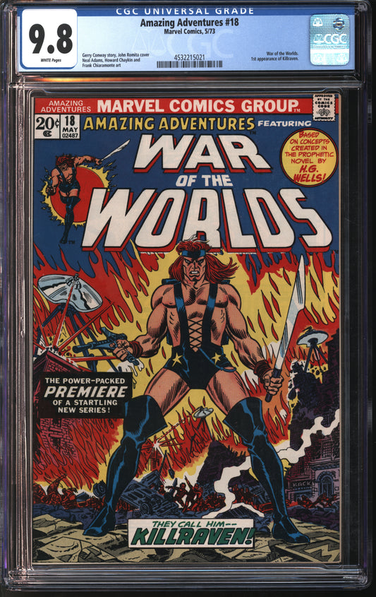 Marvel Comics Amazing Adventures #18 5/73 CGC 9.8 White Pages