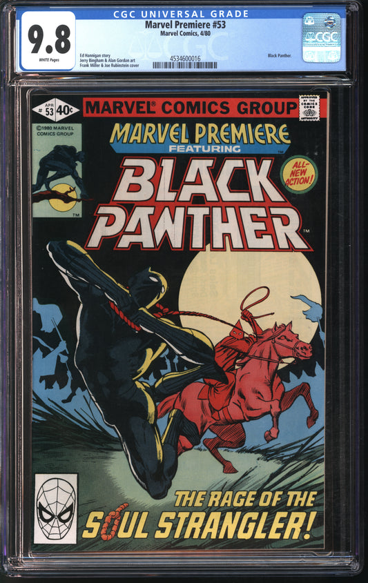 Marvel Comics Marvel Premiere #53 4/80 CGC 9.8 White Pages