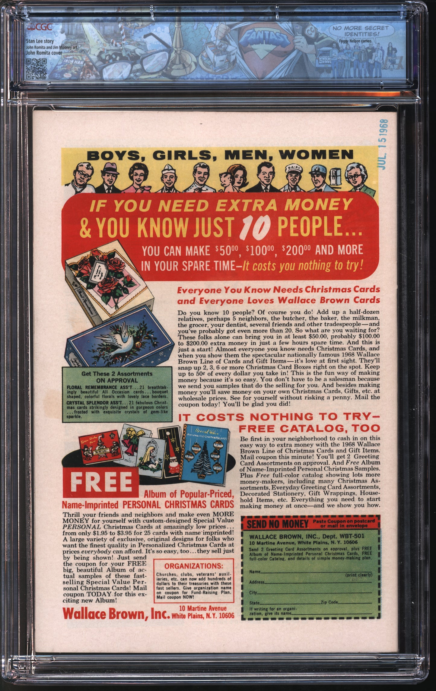 Marvel Comics Amazing Spider-Man #65 10/68 FANTAST CGC 9.0 Off-White to White Pages