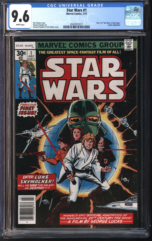 Marvel Star Wars #1 7/77 CGC 9.6 White Pages