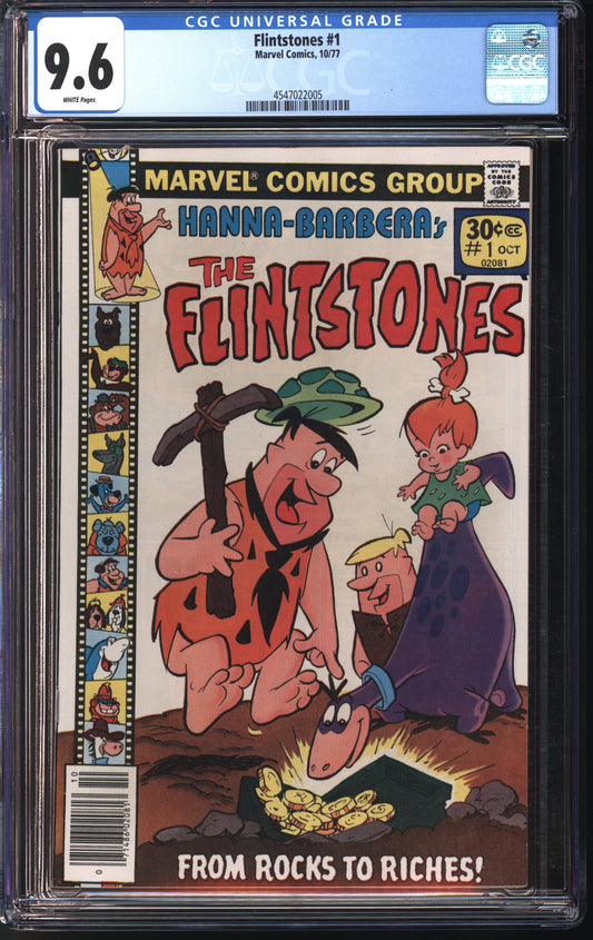 Marvel Comics Flintstones #1 10/77 CGC 9.6 White Pages