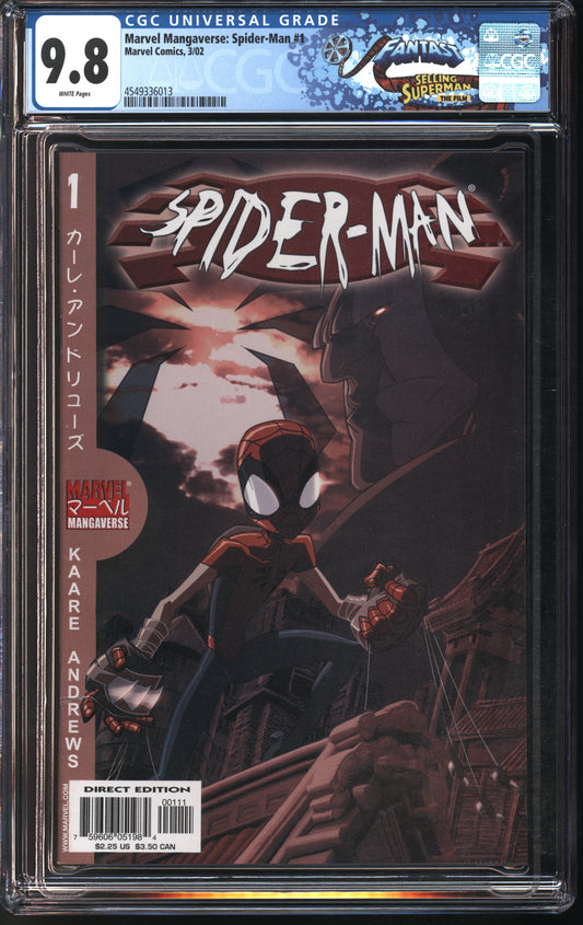 Marvel Comics Marvel Mangaverse: Spider-Man #1 3/02 FANTAST CGC 9.8 White Pages
