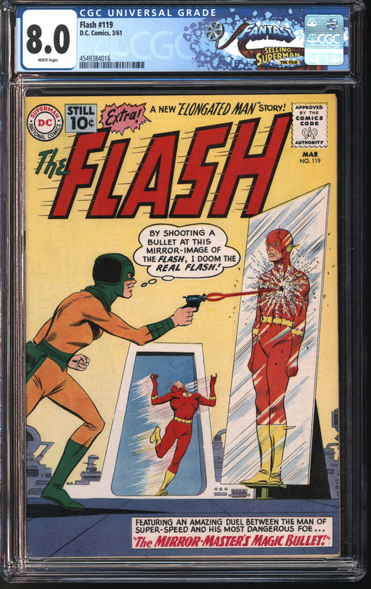Marvel Comics Flash #119 3/61 FANTAST CGC 8.0 White Pages
