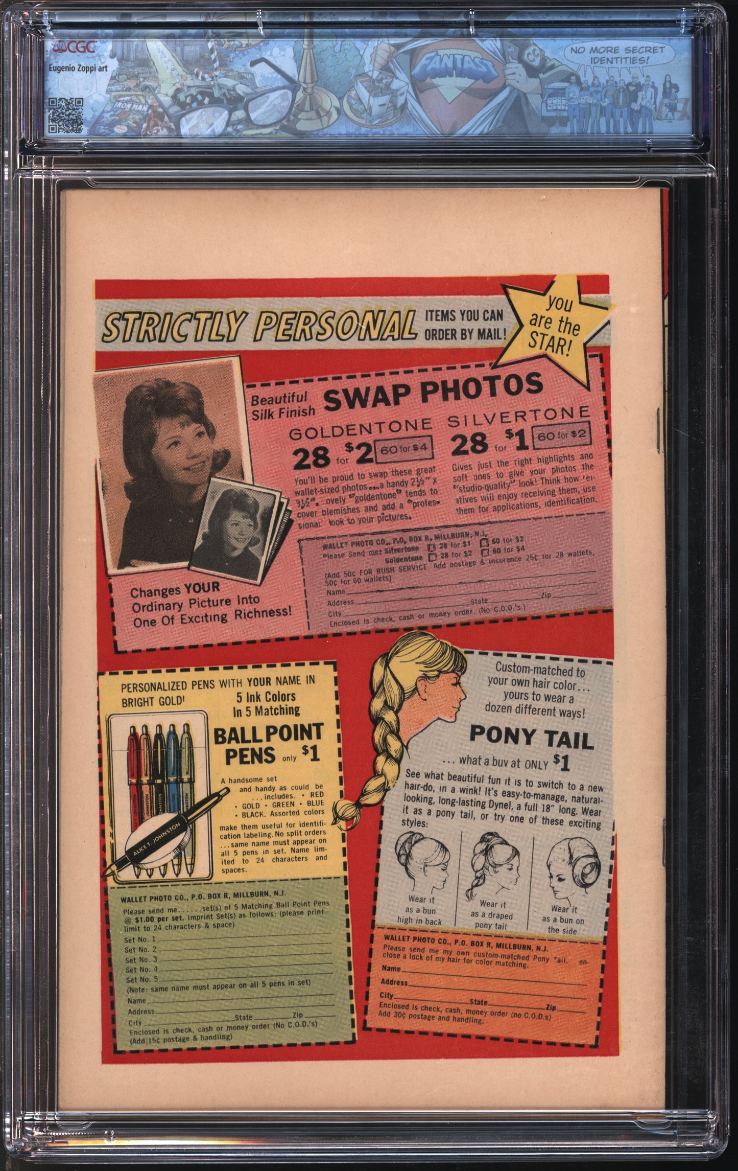 Charlton Comics Teen-Age Love #53 5/67 FANTAST CGC 9.4 Off-White to White Pages