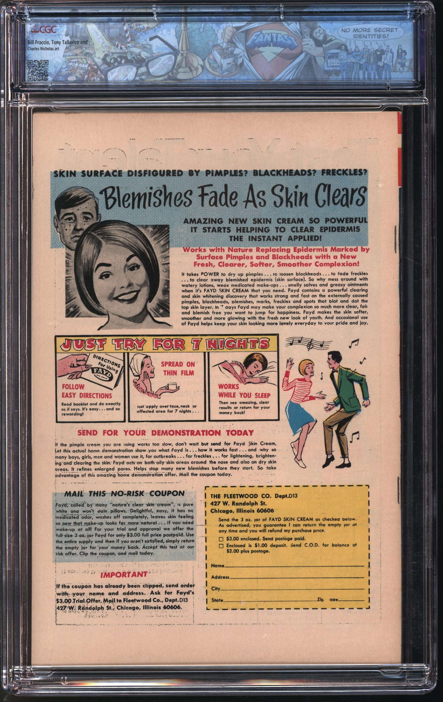 Chalton Comics Teen-Age Love #60 9/68 FANTAST CGC 9.4 Cream to Off-White Pages
