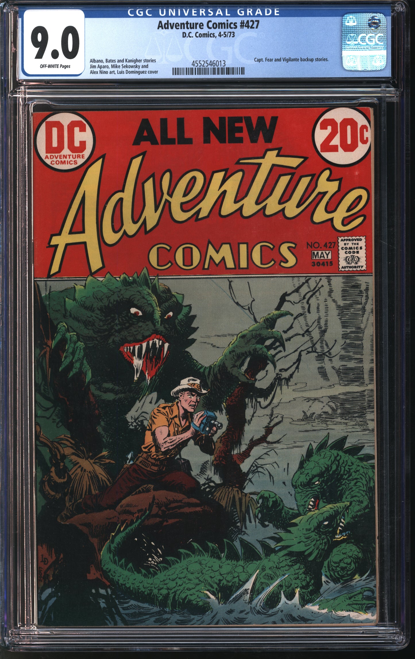 Marvel Comics Adventure Comics #427 4-5/73 CGC 9.0 Off-White