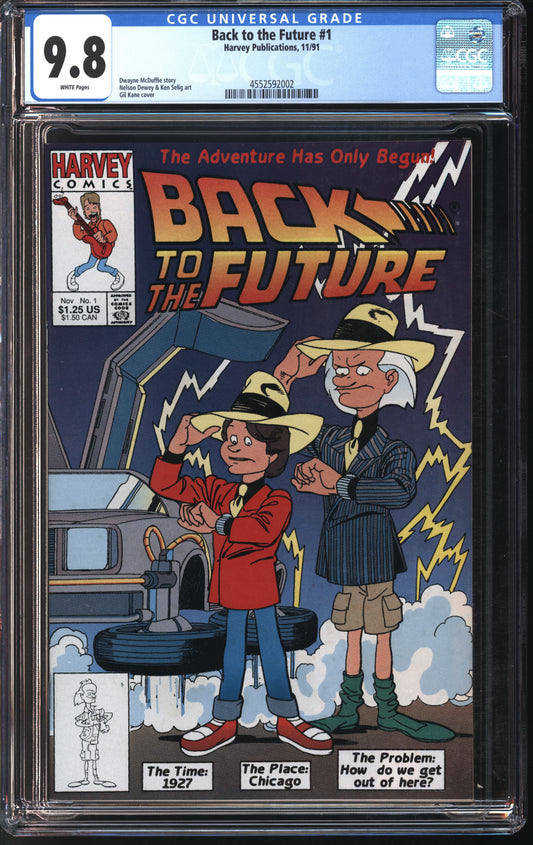 Harvey Pub. Back to the Future #1 11/91 CGC 9.8 White Pages