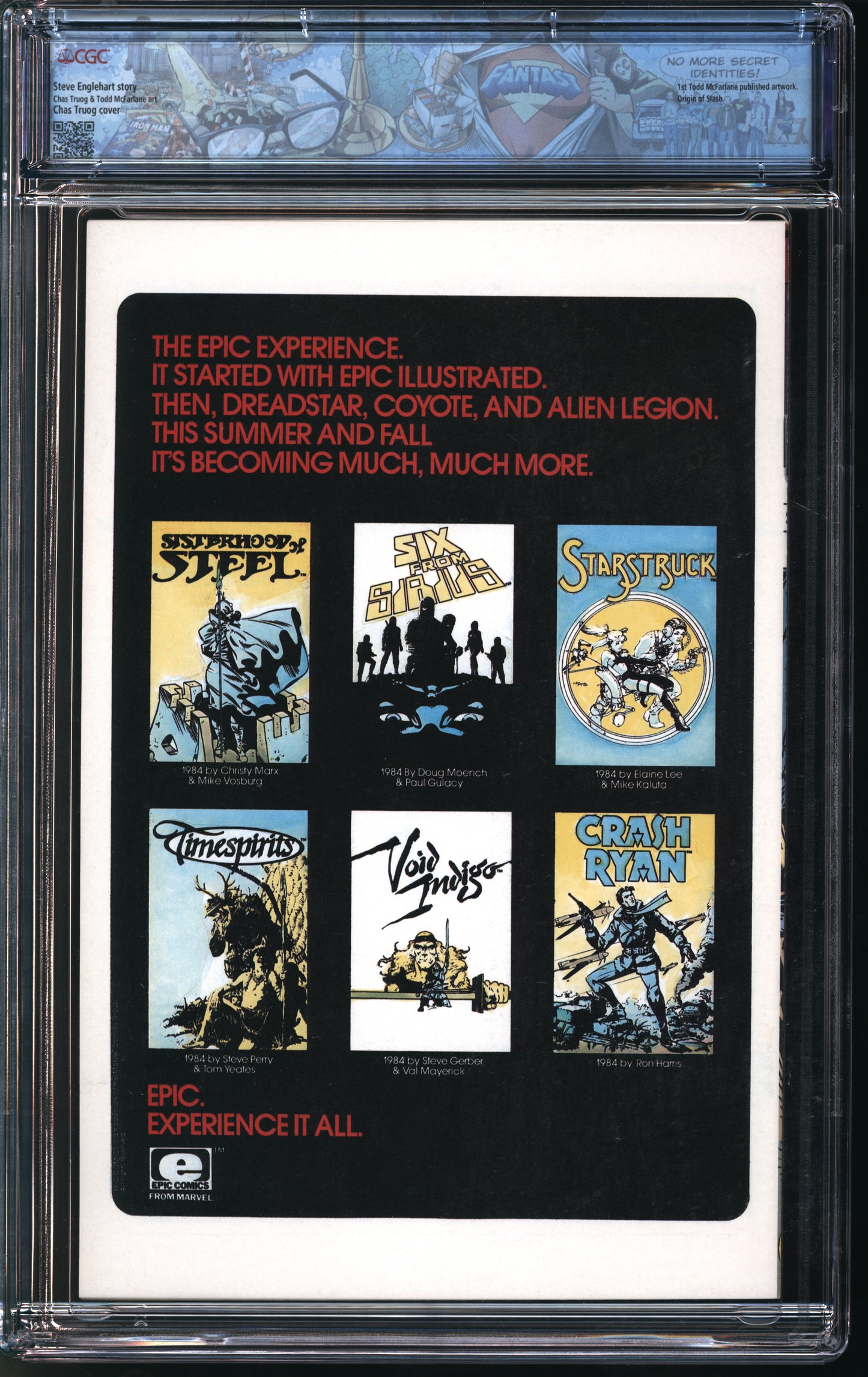 Marvel/Epic Comics Coyote #11 3/85 FANTAST CGC 9.8 White Pages