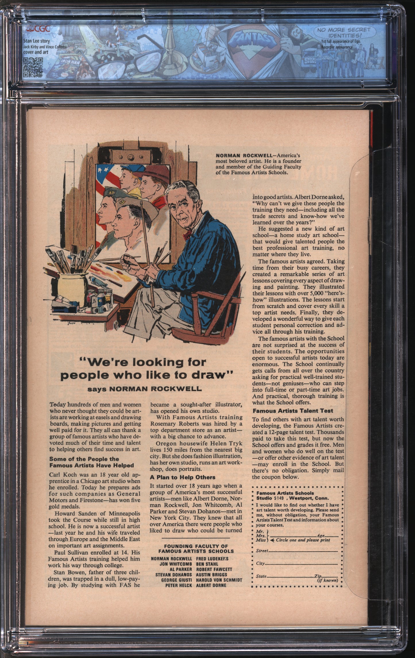 Marvel Comics Thor #133 10/66 FANTAST CGC 9.0 Off-White to White Pages
