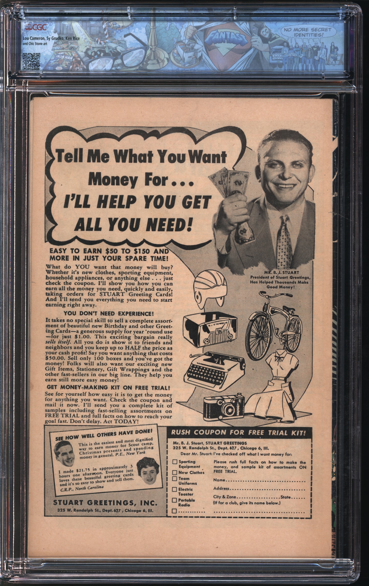 Ace Periodicals Web of Mystery #24 5/54 FANTAST CGC 6.0 White Pages