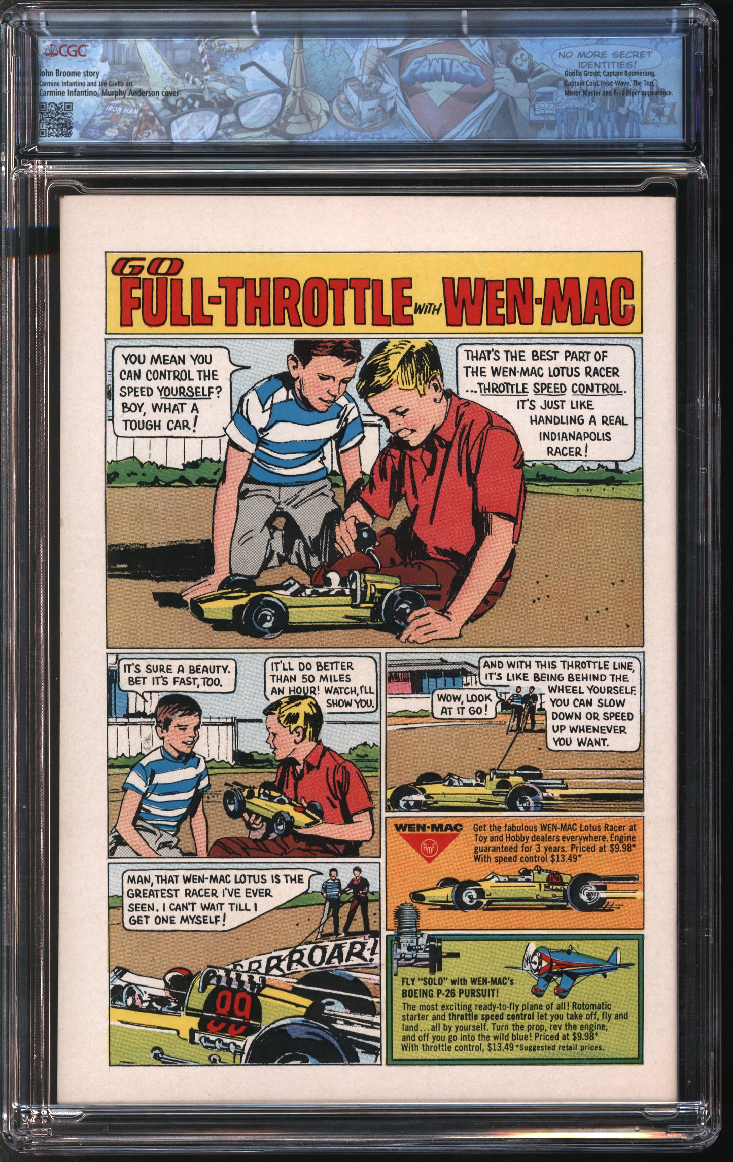 D.C. Comics Flash #155 9/65 FANTAST CGC 9.0 Off-White to White Pages