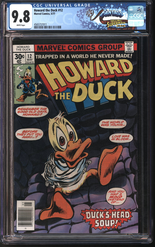 Marvel Comics Howard the Duck #12 5/77 CGC 9.8 White Pages