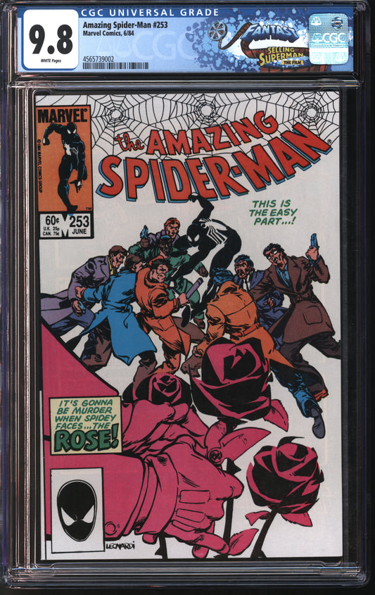 Marvel Comics Amazing Spider-Man #253 6/84 FANTAST CGC 9.8 White Pages