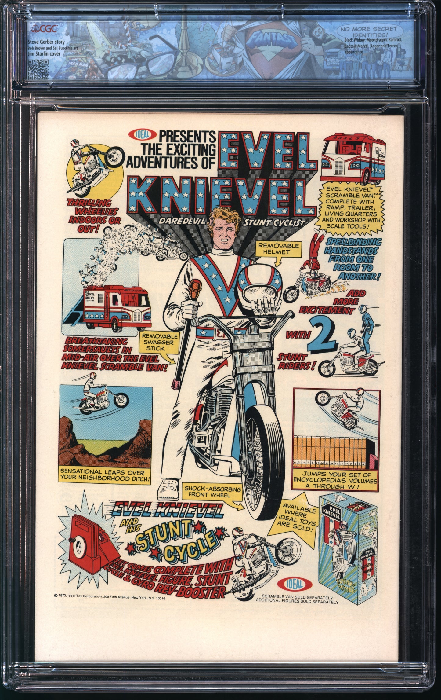 Marvel Comics Daredevil #107 1/74 FANTAST CGC 9.8 Off-White to White Pages