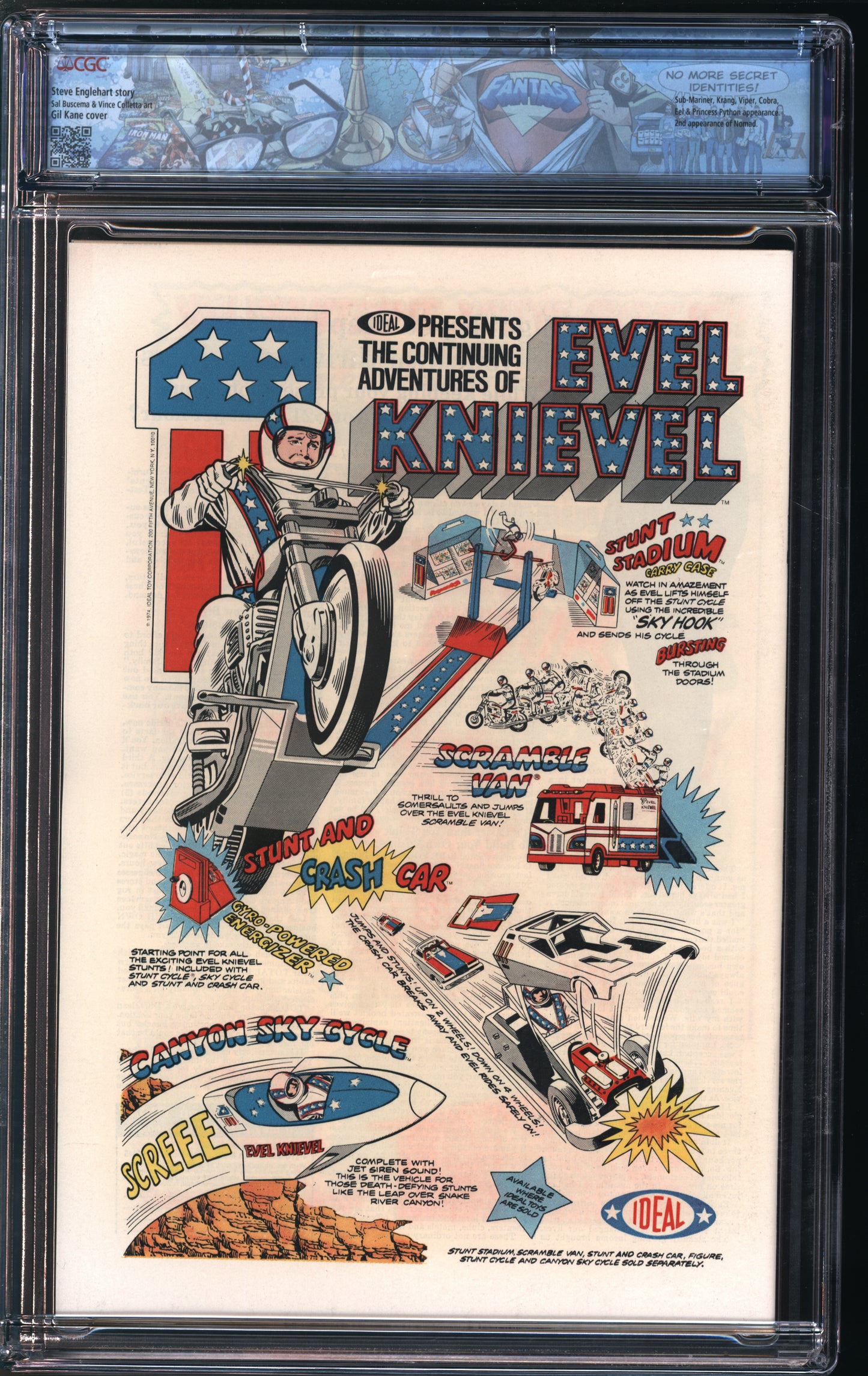 Marvel Comics Captain America #181 1/75 FANTAST CGC 9.8 White Pages