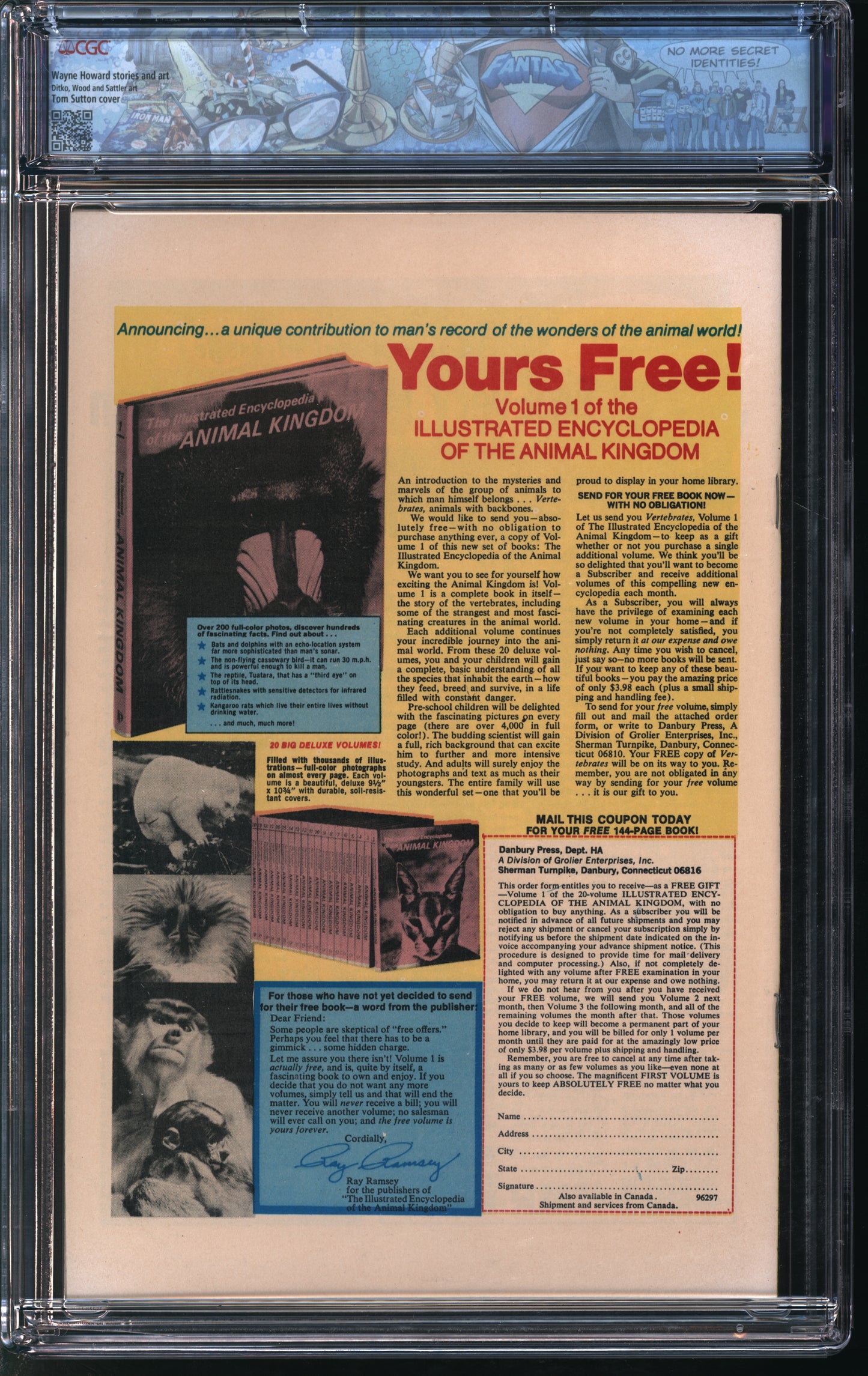 Charlton Comics Ghost Manor #8 11/72 FANTAST CGC 9.6 White Pages