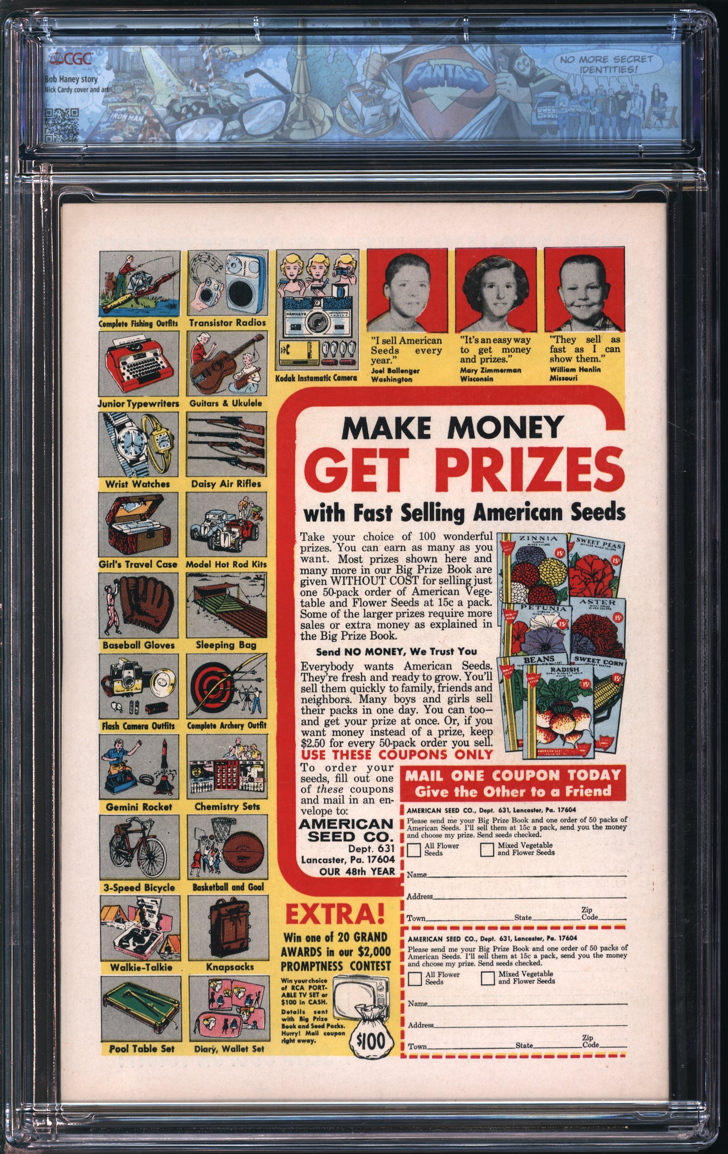 D.C. Comics Teen Titans #2 3-4/66 FANTAST CGC 9.4 Off-White to White Pages