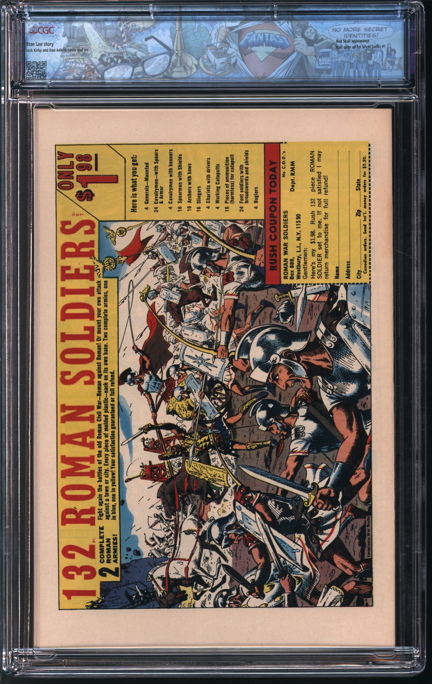 Marvel Comics Captain America #104 8/68 FANTAST CGC 9.6 White Pages