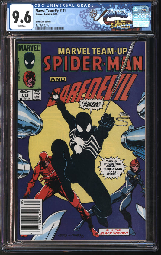 Marvel Team Up #141 5/84 Newsstand Edition FANTAST CGC 9.6 White Pages