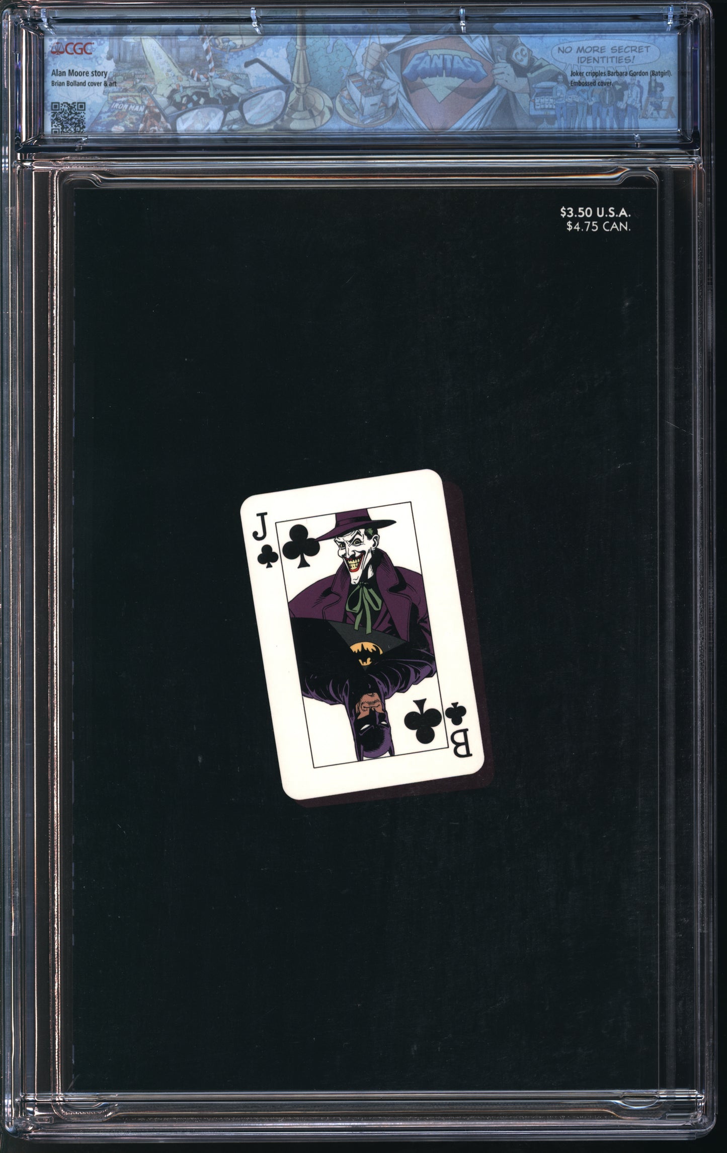 D.C. Comics Batman: The Killing Joke #nn 1988 FANTAST CGC 9.8 White Pages