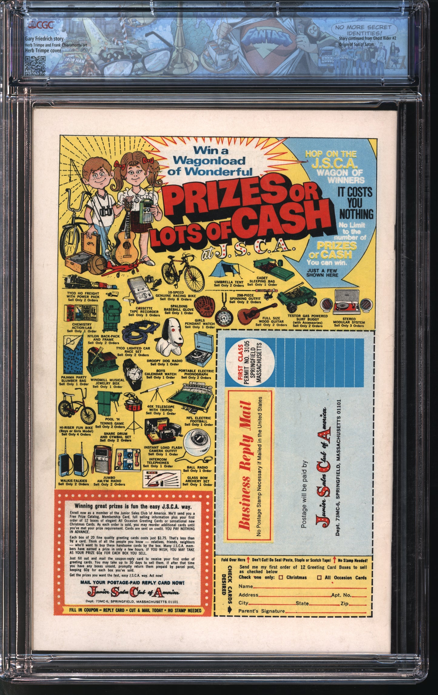 Marvel Comics Marvel Spotlight #12 10/73 FANTAST CGC 6.5 White Pages