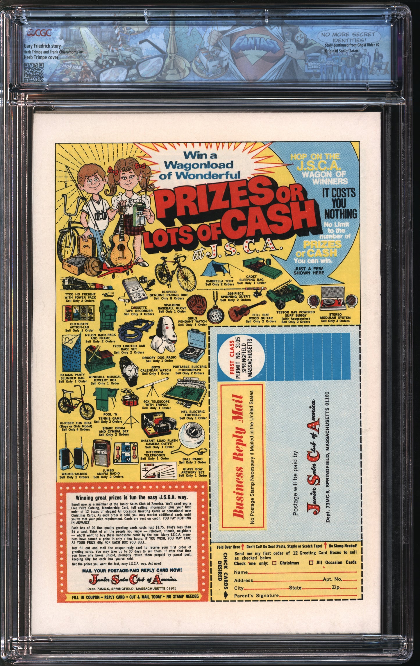 Marvel Comics Marvel Spotlight #12 10/73 FANTAST CGC 9.0 White Pages