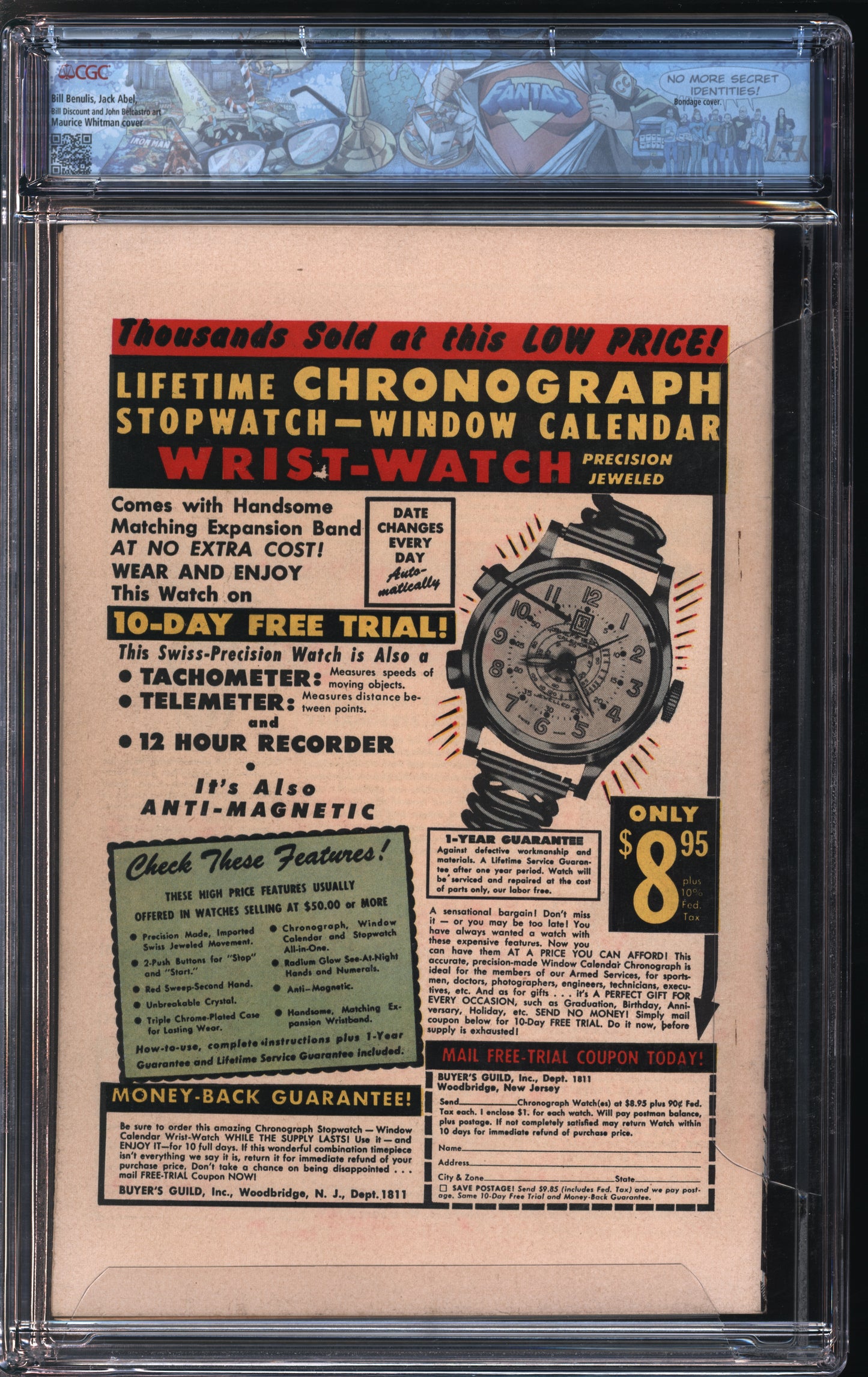 Fiction House Ghost Comics #9 Winter 1953 FANTAST CGC 7.0 Off-White Pages