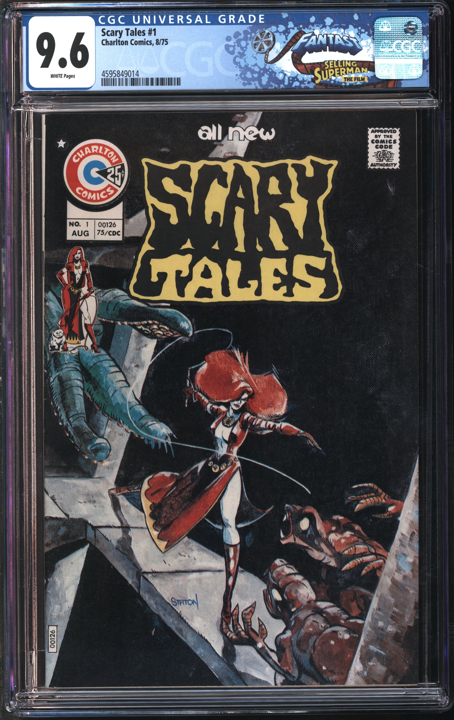 Charlton Comics Scary Tales #1 8/75 FANTAST CGC 9.6 White Pages