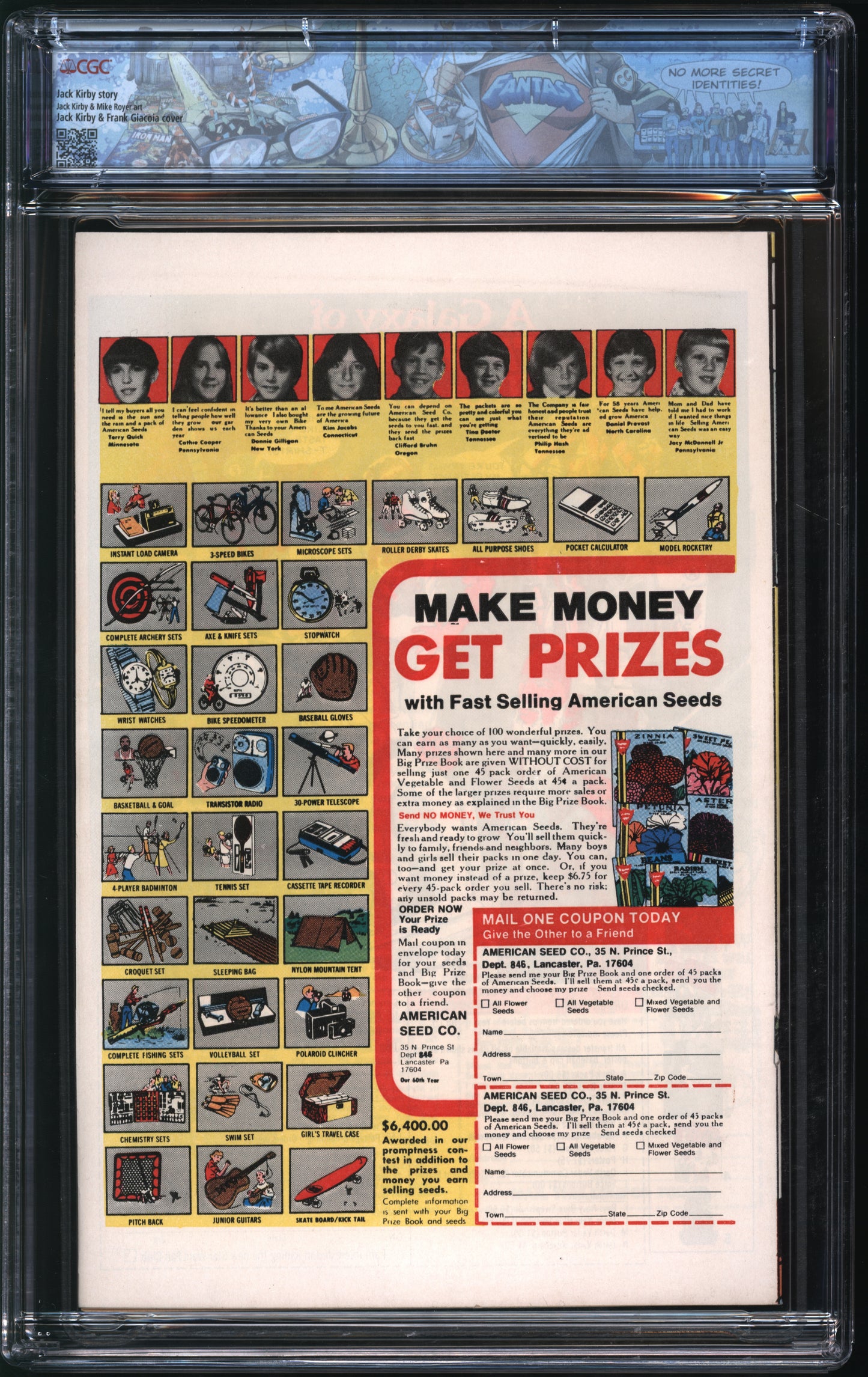 Marvel Comics Machine Man #1 4/78 FANTAST CGC 9.8 White Pages
